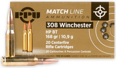 308 - 168 Grain HPBT - Prvi Partizan - 20 Rounds
