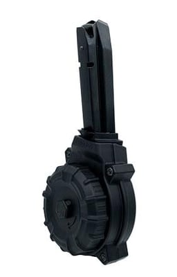 Promag HK VP9 Drum Magazine 9mm 50 Rds. Black Steel Upper