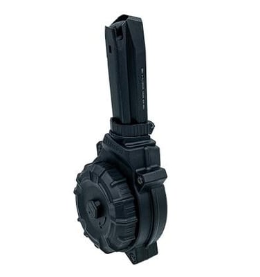 Promag Ruger Max-9 Drum Magazine 9mm 50 Rounds Black