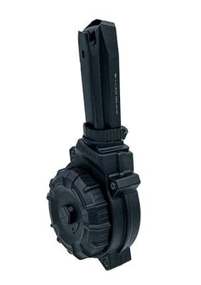 Promag Ruger Security-9 Drum Magazine 9mm 50 Rounds Black DRM-A98