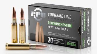 PPU USA Supreme Line .223 Remington 69 gr BTHP 10rds Rifle Ammo for Precision and Competitive Shooting - PPMK223