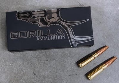 Gorilla Ammunition 300 Blackout Punisher Series 196gr Fracturing Subsonic 1000 FPS (16" Barrel) 20/box
