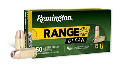 Remington Range Clean Handgun Ammunition .45 Auto 230gr FNEB 835 fps 50/ct