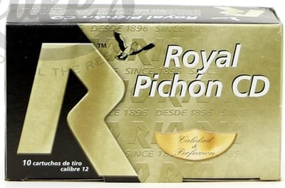 Rio Live Bird Royal Pigeon Loads C/D Shotshells RPCD3675, 12 Gauge, 2-3/4", 1-1/4 oz, 1250 fps, #7.5 Shot, 10 Rd/bx