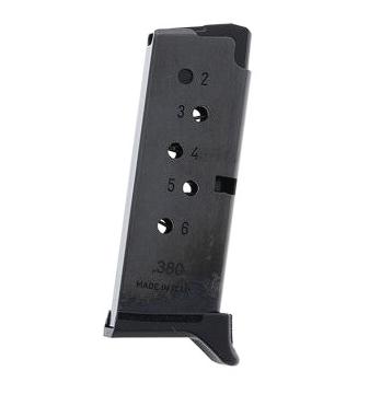 Ruger LCP II Magazine 380 ACP 6 Rounds Finger Rest