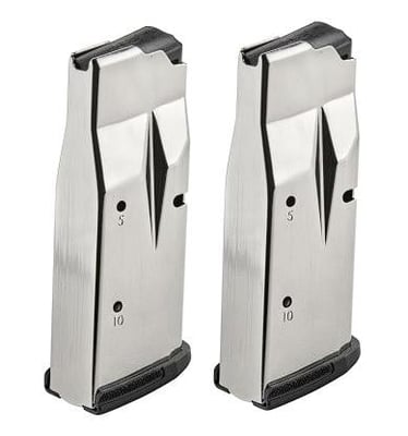 Ruger MAX 9 Magazine 9mm 10 Rounds Nickel 2-Pack