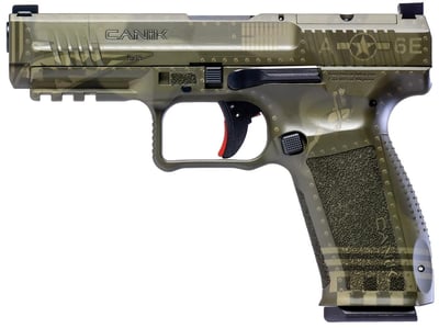 Canik Mete SFT OR 9mm, 4.5" Barrel, 3-Dot Sights, Green Bomber, 18rd/20rd