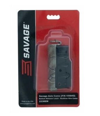 Savage Arms Axis Camo Magazine 223 Rem 4 Rds. Steel Black OEM
