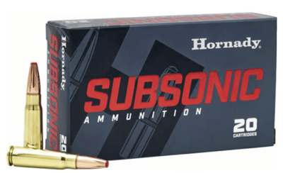 Hornady Subsonic Ammunition 7.62x39 255gr Sub-X 1050 fps 20/ct