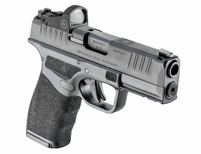 Springfield HELLCAT PRO 9mm Semi-Auto Pistol 3.7" Barrel Optics-Ready With CT-1500 Red Dot 15 Rounds Black