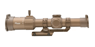 Sig Sauer TANGO-MSR 1-10x26mm Illum BDC10 FFP Coyote Tan Riflescope w/ALPHA-MSR Mount SOTM11202