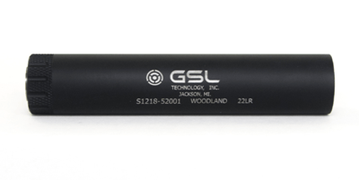GSL Woodland .22LR Suppressor Black