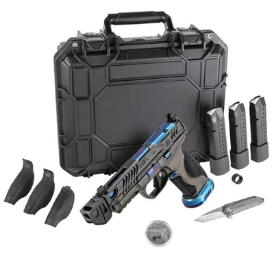 Smith & Wesson Spec Series V M&P9 Metal HD Gray & Blue PVD 9mm 022188900729
