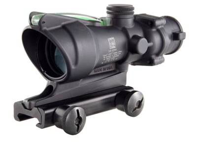 Trijicon ACOG 4x32 Scope w/Dual Illuminated Green Crosshair .223 Ballistic Reticle w/TA51 Mount, Black TA31CHG