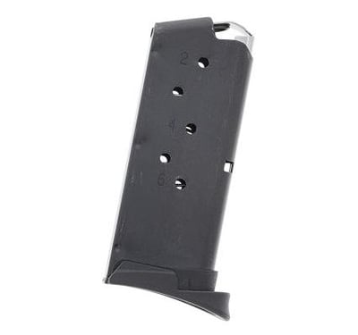 Sig Sauer P290 Magazine 380 ACP 6 Rounds Black Finger Rest