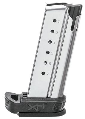 Springfield XDE Magazine 45 ACP 7 Rounds Black Extension Sleeve
