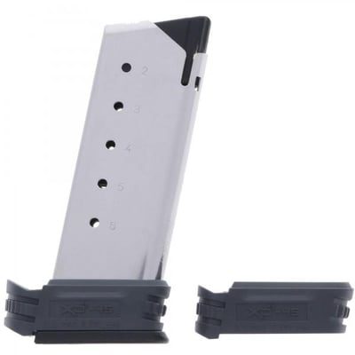 Springfield XDS Magazine 45 ACP 6 Rd. X-Tension Sleeves Gray