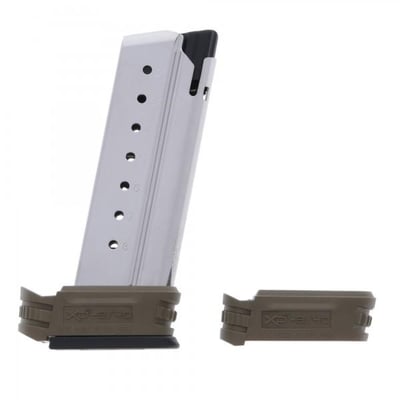 Springfield XDS Magazine 9mm 8 Rounds X-Tension Sleeve FDE
