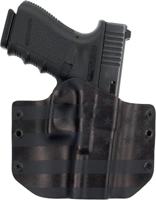 Stealth Black USA OWB Holster Fits S&W M&P Shield .45 with Integrated Crimson Trace Laser 