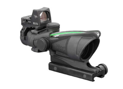 Trijicon ACOG BAC w/Trijicon RMR 4x 32mm Rifle Scope Chevron 100548