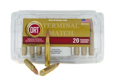 DRT 30-06 Ammunition 175 Grain Terminal Match Hollow Point 20 Rounds