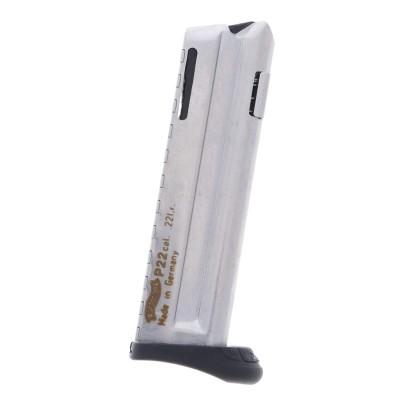 Walther P22 Q Magazine 22 LR 10 Rounds Ergo Rest Stainless