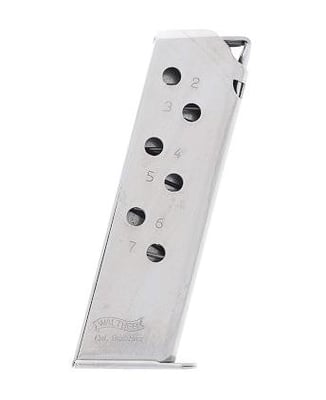 Walther PPK/S Magazine 380 ACP 7 Rounds Steel Nickel Plated
