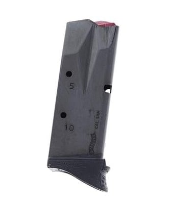 Walther PPQ M2 SC Magazine 9mm 10 Rounds Finger Rest Blued