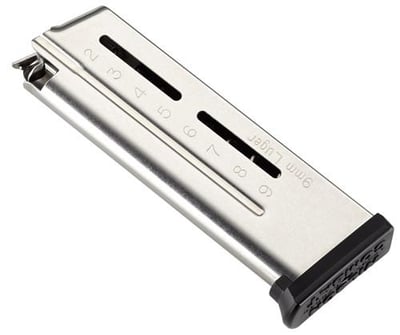 Wilson Combat 1911 Compact Magazine 9mm 9 Rounds With ETM Base Pad