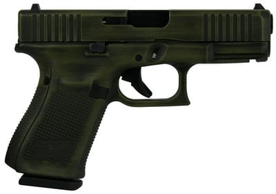 Glock 19 Gen 5 Bazooka Green Distressed 9mm 688099401986