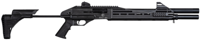Garaysar Fear-112 12 Gauge 18.5" 4rd Semi-Auto Shotgun, Gray Battleworn 12 Gauge FEAR-112-TACG