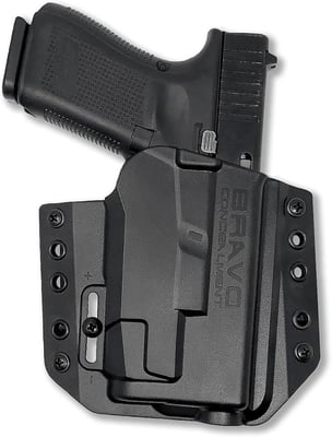 Bravo Concealment OWB Concealed Carry Holster for Glock 19 with Streamlight TLR-7A