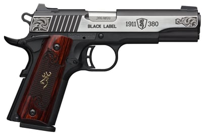 Browning 1911-380 Medallion Engraved