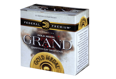 Federal Premium Gold Medal Grand 12 Gauge Ammo 2-3/4" Shell 1 Oz #8 Shot 1180 fps 250 Rounds
