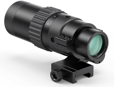 Feyachi M36 1.5X - 5X Red Dot Sight Optics Magnifier with Flip to Side Mount