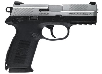 FN FNX-9 NS 17 Rd. Blk/SS Slide