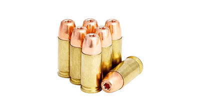 Freedom Munitions 9mm Luger Ammo 124 Grain Hollow Point Brass Cased 50 Rounds