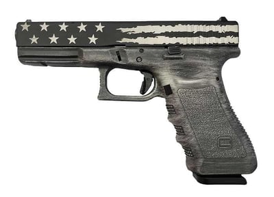 22 Gen 3 Distressed Black Flag