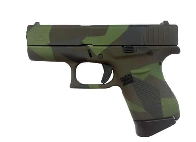 Glock 43 Green Splinter Camo 9mm 723554879051