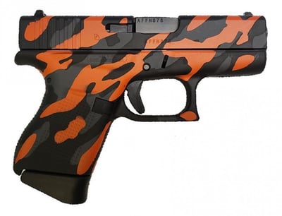 Glock 43 Tilted Orange Camo 9mm UI4350204TO