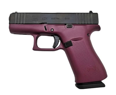 Glock 43X Black Cherry 9mm 723554877637