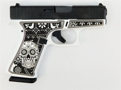 Glock 43X Sugar Skull B&W 9mm 688099403294