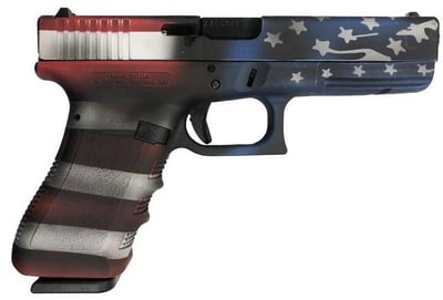 Glock 17 Gen 3 Rwb Battle Worn Flag 9mm UI1750204-RWBBWFLAG