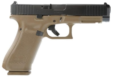 Glock G47 G5 MOS 9mm 4.49" FDE UA475S203MOSDE Handgun, Semi Automatic