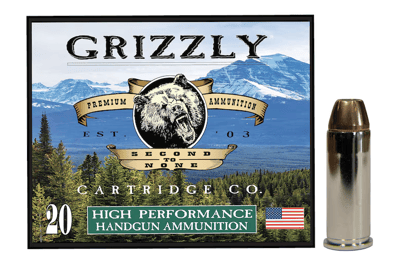 Grizzly Cartridge .44 Special High Performance Handgun Ammo 240 Grain JHP 950 fps 20 Rounds