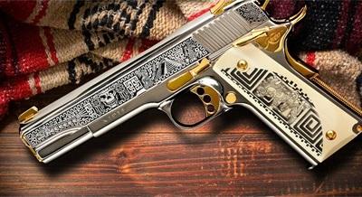 Kimber Aztec Temple Bursts K1911 38 Super SEC-KIMBER 1911