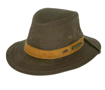 Outback Trading Willis Oilskin Sage Hat
