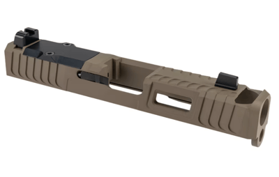 Zaffiri Precision Glock 19 Gen 3 Integrated Blowhole System No.2 Slide - FDE