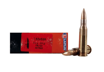 Lapua Ammunition 7.62x54mm Rimmed 123 Grain FMJ 20 Rounds