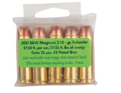 500 Magnum Magsafe 210 Defender 500 S&W